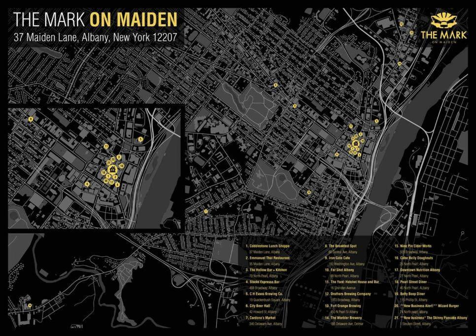 Апартаменты Downtown Albany 1 Bed + Workstation @ Maiden Lane Экстерьер фото